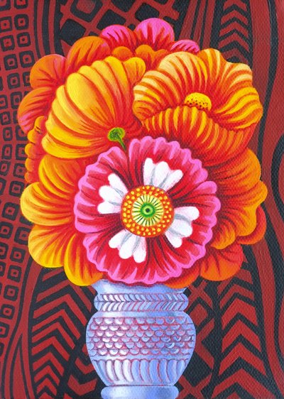 Marigolds, 2014 by Jane Tattersfield